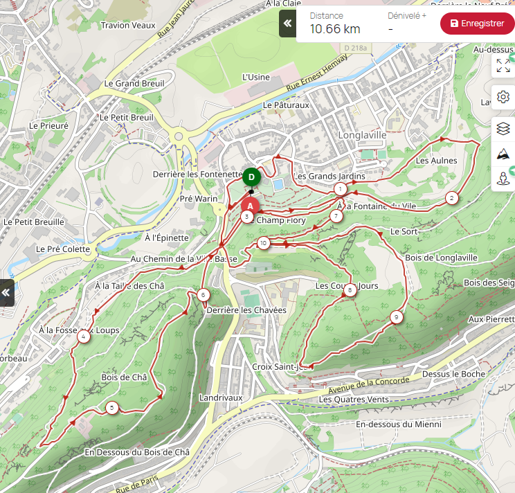 10 km